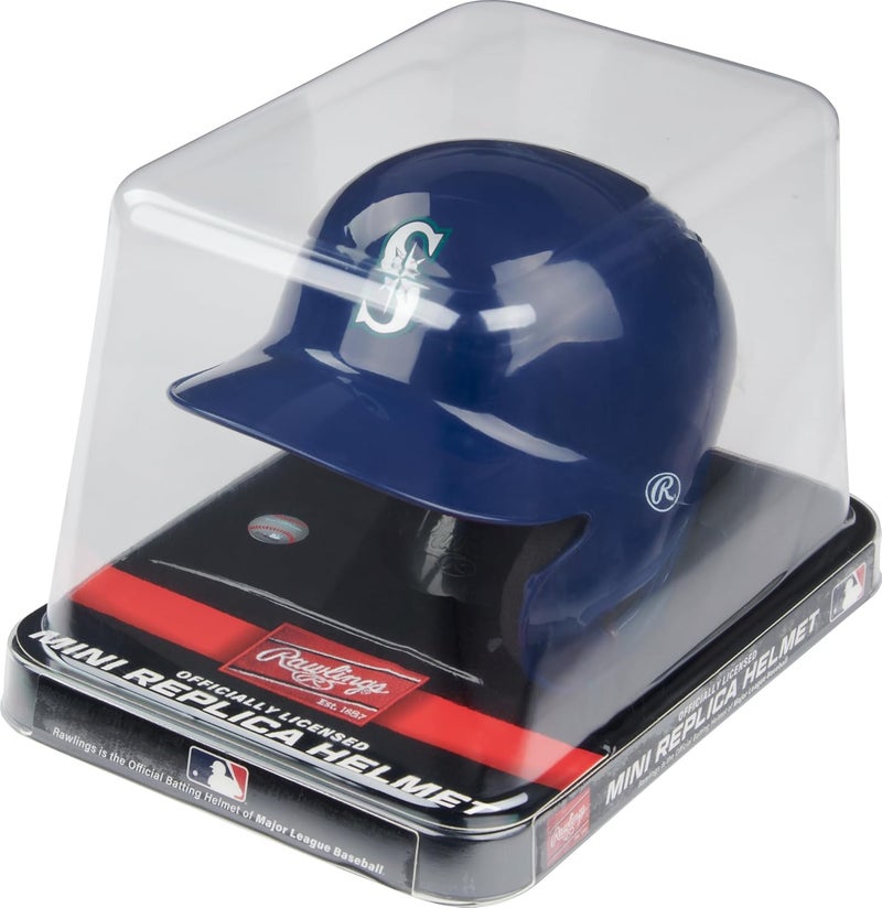 Rawlings Seattle Mariners Unsigned Mini Batting Helmet - MLB Mini Helmets - Image 2